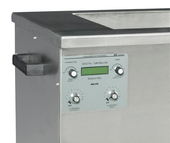 Sonicor Industrial Benchtop Ultrasonic Cleaner Controls