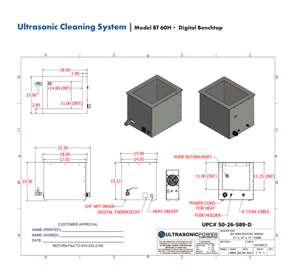 BT60H cleaner Measured Drawing